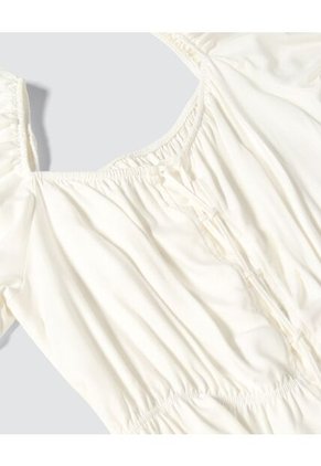 Blusa Para Mujer Manga Corta Color Blanco Marca Ostu #40120824