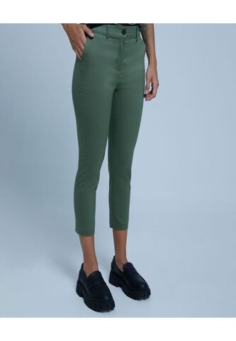 Pantalon Para Mujer Capri Color Verde  Marca Ostu #40070560 Ostu
