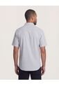 Camisa Para Hombre Manga Corta Con Bolsillo Cuello Casual M Color Azul Marca Ostu #60010853 de Ostu