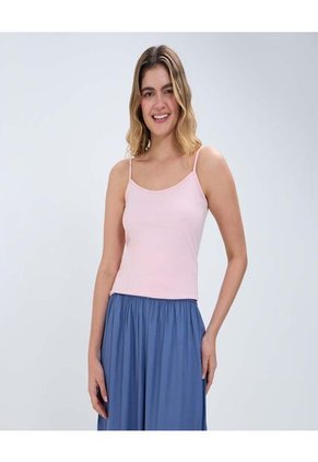 Top Para Mujer Top Color Rosado  Marca Ostu #40220356