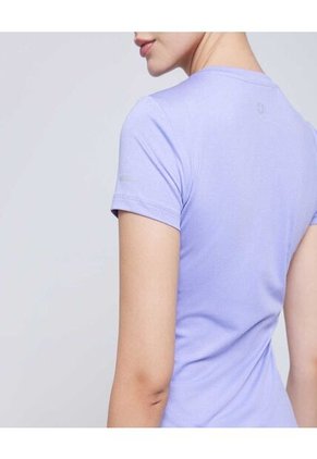 Camiseta Para Mujer Manga Corta Color Morado Marca Ostu #40092074