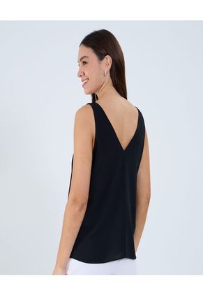 Blusa Para Mujer Manga Sisa Color Negro Marca Ostu #40121112