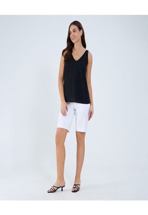 Blusa Para Mujer Manga Sisa Color Negro Marca Ostu #40121112