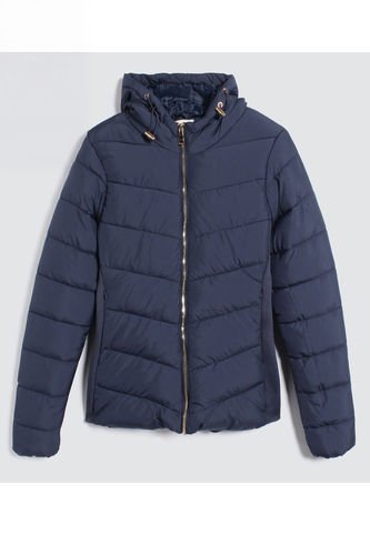 Chaqueta Para Mujer Acolchada Color Azul Oscuro Marca Ostu #40080198 Ostu