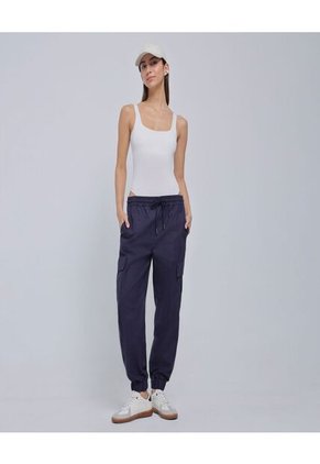 Pantalon Para Mujer Jogger Color Azul  Marca Ostu #40070670