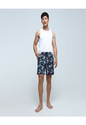 Ropa De Playa Para Hombre Pantaloneta De Baño Corta Color Azul Marca Ostu #60270038