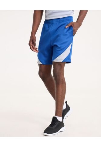 Bermuda Para Hombre Deportiva Largo Color Azul Marca Ostu #60100439 Ostu