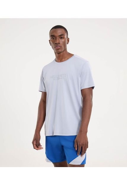 Camiseta Para Hombre Manga Corta Cuello Redondo Color Gris Marca Ostu #60091723
