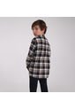 Camisa Niño Ostu M/L Negro Algodón de Ostu