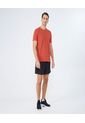 Camiseta Para Hombre Manga Corta Cuello Redondo Color Naranja Marca Ostu #60091510 de Ostu
