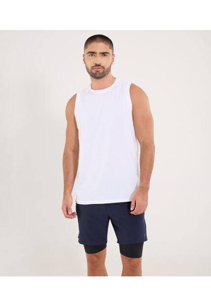 Camiseta Para Hombre Manga Sisa Cuello Redondo Color Blanco Marca Ostu #60091846