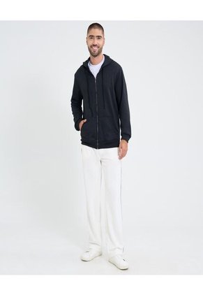 Buzo Para Hombre Zipper Color Negro Marca Ostu #60060498