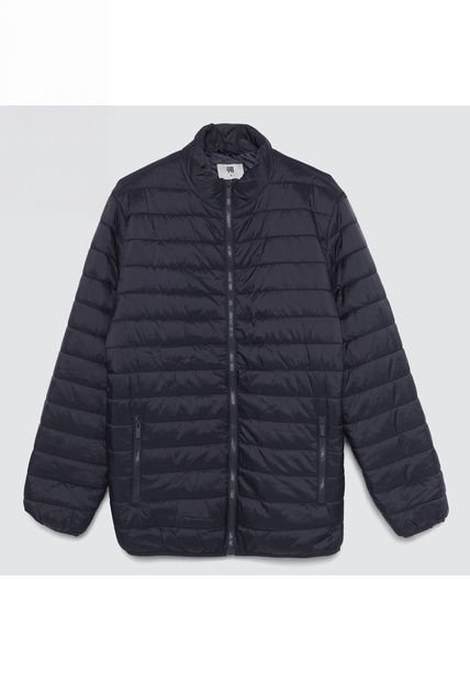 Chaqueta Para Hombre Acolchada Color Negrocarbon Marca Ostu #60080108