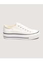 Tenis Para Mujer Canvas Color Blanco Marca Ostu #40720200 de Ostu