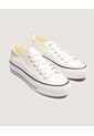 Tenis Para Mujer Canvas Color Blanco Marca Ostu #40720200 de Ostu