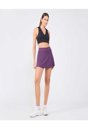 Falda Para Mujer Corto Color Morado Marca Ostu #40140148