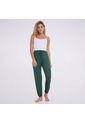 Jogger Mujer Ostu  Verde Viscosa de Ostu