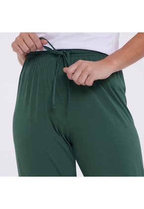 Jogger Mujer Ostu Verde Viscosa