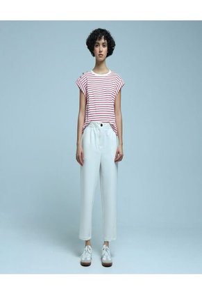 Camiseta Para Mujer Manga Corta Color Rojo Marca Ostu #40091998