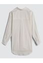 Camisa Para Mujer Manga Larga Color Crema Marca Ostu #40010217 de Ostu