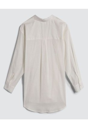 Camisa Para Mujer Manga Larga Color Crema Marca Ostu #40010217