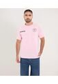 Camiseta Para Hombre Manga Corta Cuello Redondo Color Rosa Marca Ostu #60091820 de Ostu