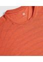 Camiseta Para Hombre Manga Corta Cuello Redondo Color Naranja Marca Ostu #60091510 de Ostu