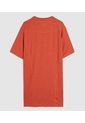 Camiseta Para Hombre Manga Corta Cuello Redondo Color Naranja Marca Ostu #60091510 de Ostu