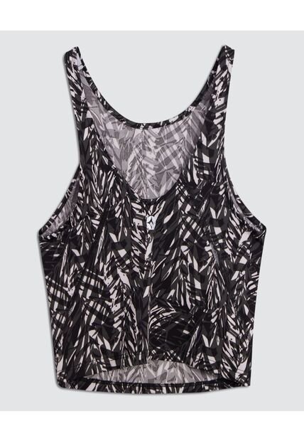 Crop Top Para Mujer Manga Sisa Color Gris  Marca Ostu #40091746