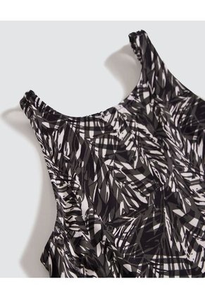 Crop Top Para Mujer Manga Sisa Color Gris Marca Ostu #40091746