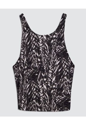 Crop Top Para Mujer Manga Sisa Color Gris Marca Ostu #40091746