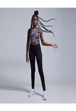 Crop Top Para Mujer Manga Sisa Color Gris Marca Ostu #40091746