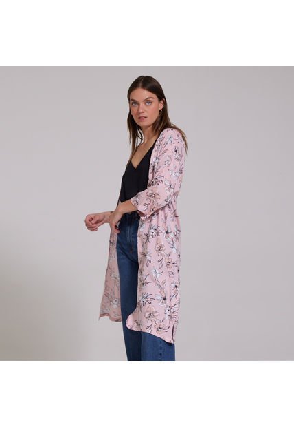 Kimono Mujer Ostu  Rosa Viscosa