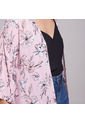 Kimono Mujer Ostu  Rosa Viscosa de Ostu