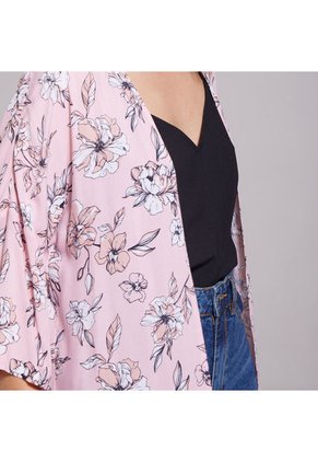 Kimono Mujer Ostu  Rosa Viscosa