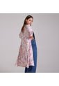 Kimono Mujer Ostu  Rosa Viscosa de Ostu