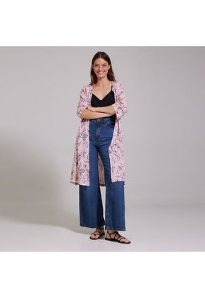 Kimono Mujer Ostu  Rosa Viscosa