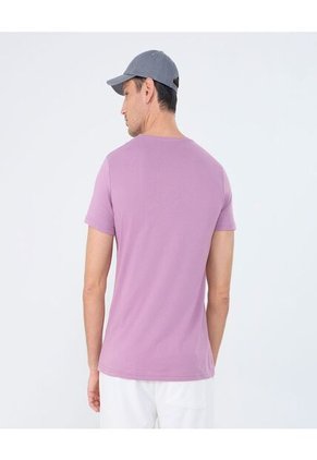 Camiseta Para Hombre Manga Corta Color Lila  Marca Ostu #60091562