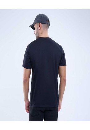 Camiseta Para Hombre Manga Corta Color Negrobinado Marca Ostu #60091255