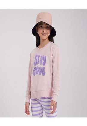 Buzo Para Niña Cuello Redondo Color Rosa Marca Ostu #90060072