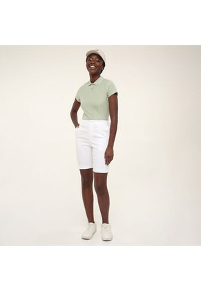 Bermuda Mujer Ostu  Blanco Algodón