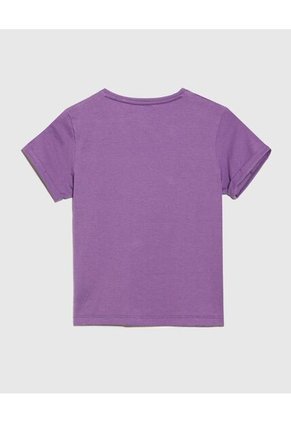 Camiseta Para Niña Manga Corta Color Morado Marca Ostu #90090245