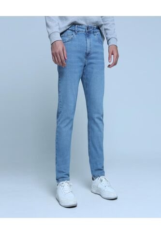 Jean Para Hombre Slim Color Azul  Marca Ostu #60160312 Ostu