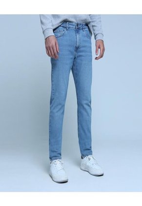 Jean Para Hombre Slim Color Azul  Marca Ostu #60160312