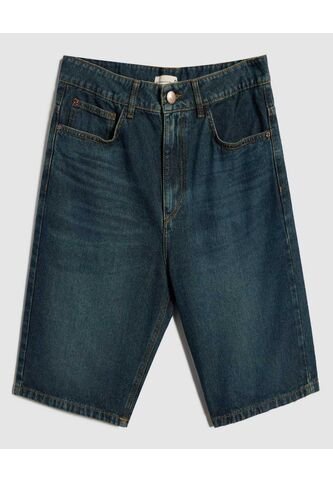 Bermuda Para Hombre  Color Azul Medio Marca Ostu #60100403 Ostu