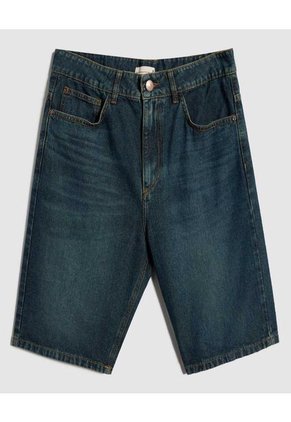 Bermuda Para Hombre  Color Azul Medio Marca Ostu #60100403