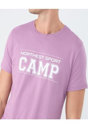 Camiseta Para Hombre Manga Corta Color Lila  Marca Ostu #60091562