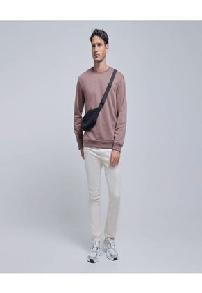 Buzo Para Hombre Cuello Redondo Color Café  Marca Ostu #60060429