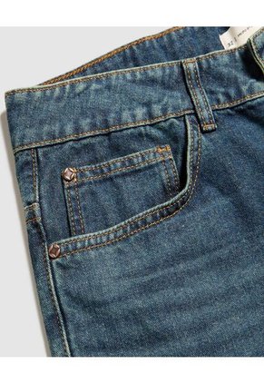 Bermuda Para Hombre  Color Azul Medio Marca Ostu #60100403