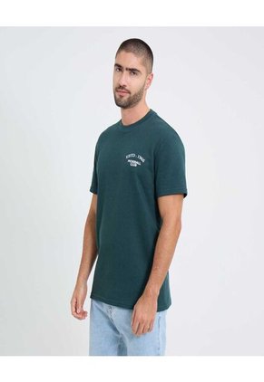 Camiseta Para Hombre Manga Corta Cuello Redondo Color Verde Marca Ostu #60091577
